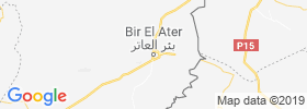 Bir El Ater map